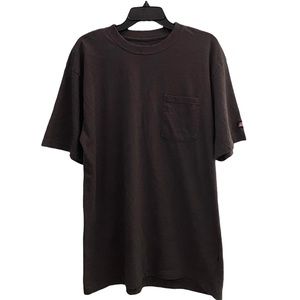 Dark Grey Vintage Dickies Pocket T-Shirt